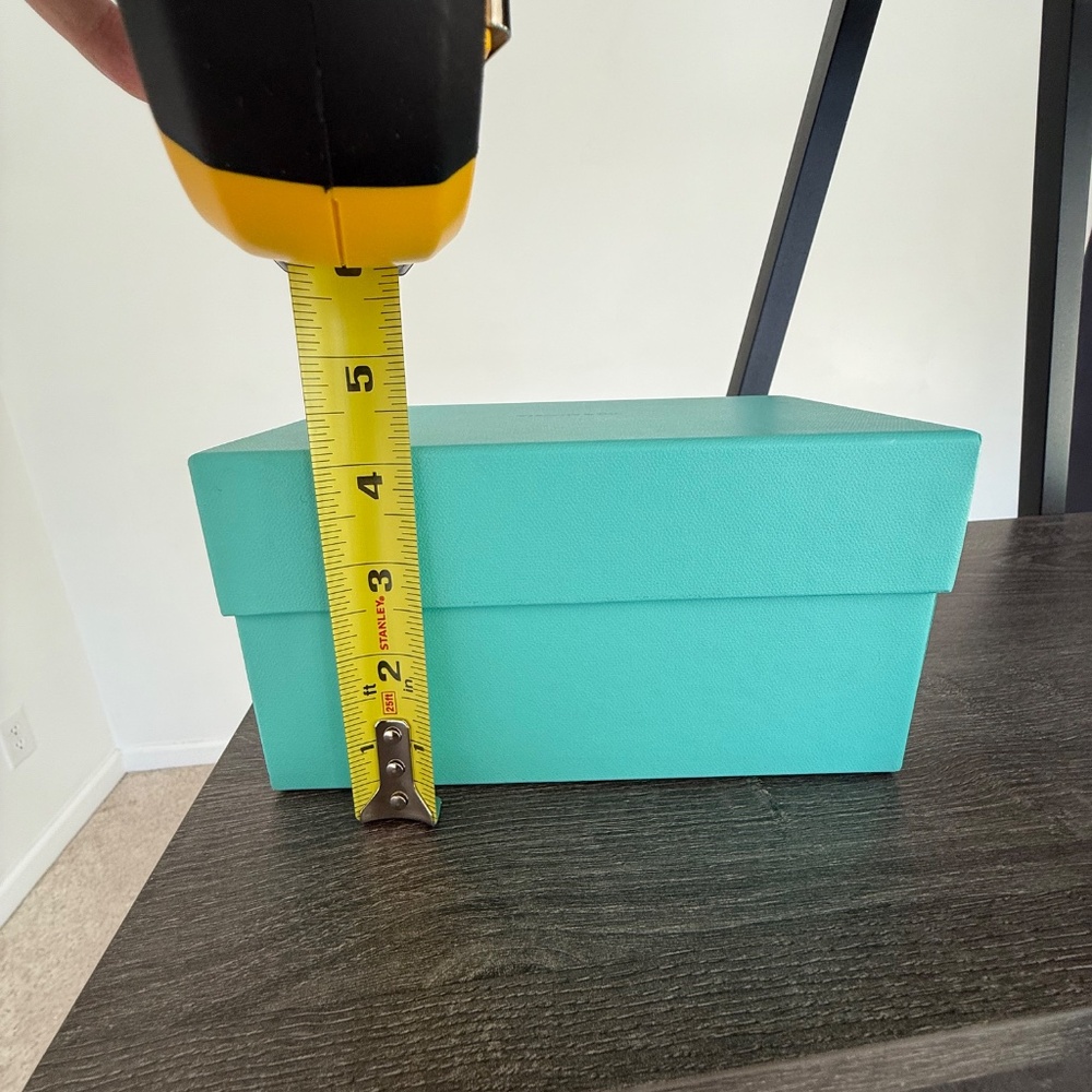 Tiffany & Co. Blue Gift Box with Lid Empty 7.5” x 4.5” x 4” - Picture 9 of 10